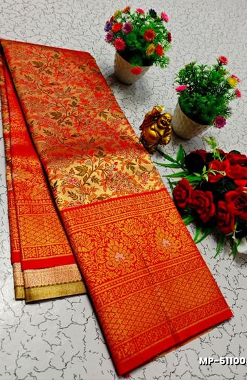 Dailywear cotton sarees all over body flower designpattern design premium look lightweight comfortable wear - MEJANTA