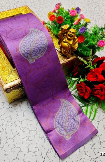 Kubera borderless elite bridal rapier fancy light weight silk type sarees function wear - LEVENDOR (2)