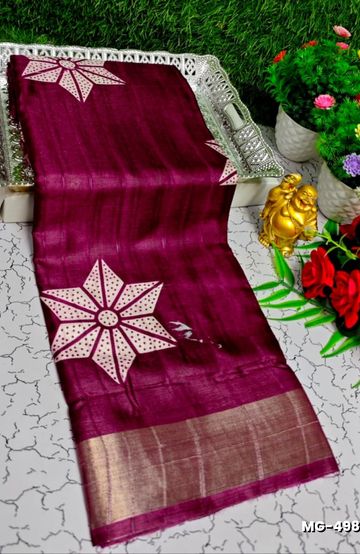 Dailywear cotton sarees all over body flower designpattern design premium look lightweight comfortable wear - LEVENDOR
