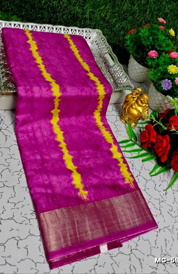 Traditional Look Malgudi Silk Saree Lightweight Silk Blend Saree - VADAMALLI