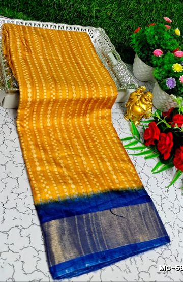 Traditional Look Malgudi Silk Saree Lightweight Silk Blend Saree - VENTHAYA COLOUR (4)
