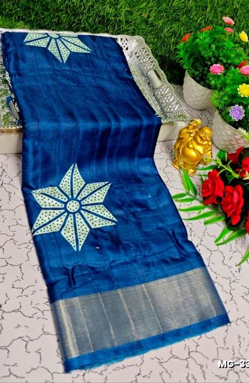 Kubera borderless elite bridal rapier fancy light weight silk type sarees function wear - YELLOW COLOR