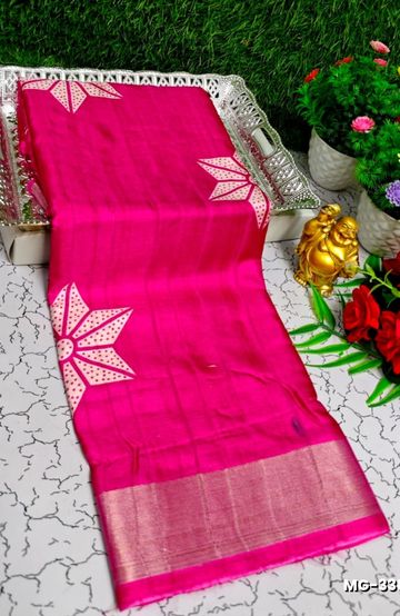 GEORGETTE FANCY SOFT SILK SAREES WITH BLOUSE MODERN FANCY ITEM SAREES - MIXED ALL COLOR