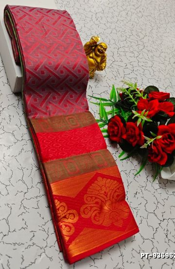 Soft silk fancy best quality poontamil soft silk sarees - MAROON COLOR (1)