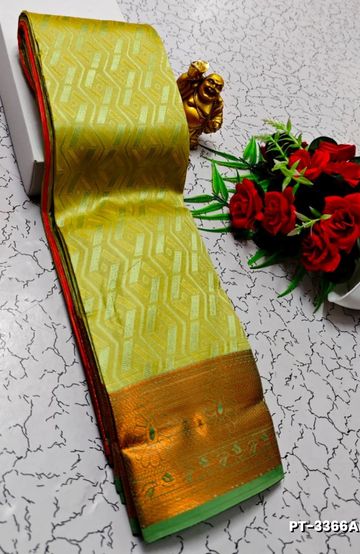 Soft silk fancy best quality poontamil soft silk sarees - LITE GREEN