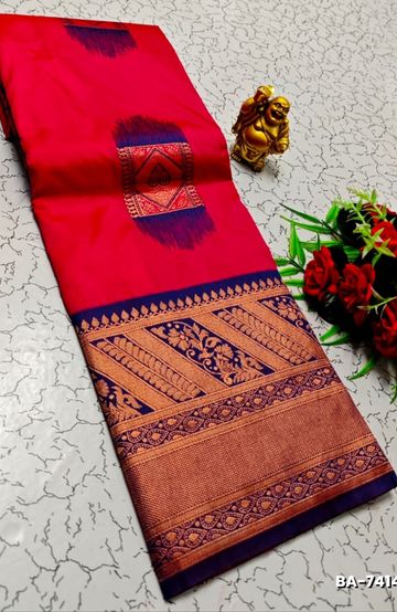 Elegant Silk Dhoti Shirt & Saree Couple Combo coordinated look for special occasions - REXONA (2)