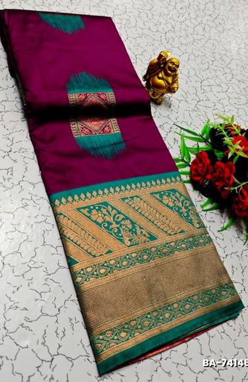 DIGITAL PRINTING KALIYANI LINEN COTTON SAREES - ORANGE