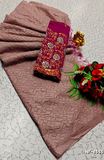 Dailywear cotton sarees premium look lightweight comfortable wear - VENTHAYA COLOUR (4)