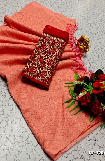 Dailywear cotton sarees premium look lightweight comfortable wear - REXONA