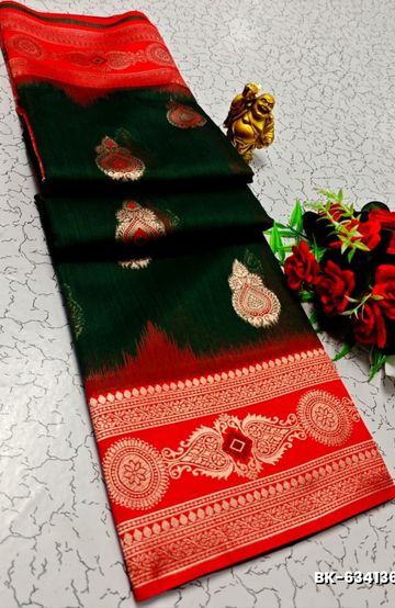 KUBERA ELITE BRIDAL RAPIER FANCY LIGHT WEIGHT SILK TYPE SAREES FUNCTION WEAR - LIGHT SANDLE (5)