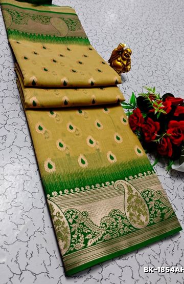 TRENDING KERALA SPECIAL FULL WORK EMBOSSED DIGITAL PRINTING COTTON SAREE COLLECTIONS  - WHITE (64)