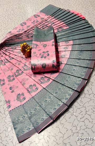 Premium kubera pattu saree rapier fancy  light weight silk type sarees function wear - SILVAR