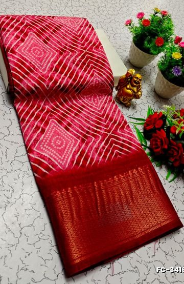 Beauty checked soft silk rich look design soft material function and party wear - BLUE SHADE