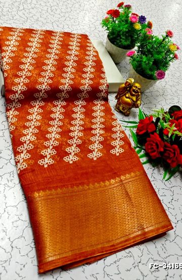 SOFT SILK FANCY BEST QUALITY SILK THENMATHI SAREES - RED (2)
