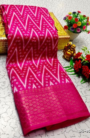 Banaras with our Banarasi Cotton fabric — a beautiful fusion of classic artistry and breathable comfort wear saree - BROWN