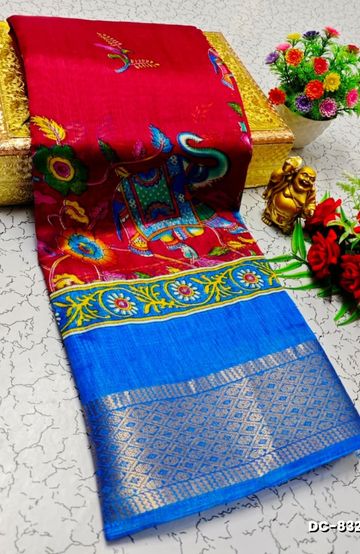 Korvai kotanji Trendy & Fancy bhutta and 2/100 Silk Cotton Sarees Function wear - YELLOW COLOR (2)