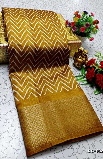 Bridal Premium Soft silk gold zari weave and wedding art silk and Premium Soft Silk sarees - LAVENDER DARK (1)