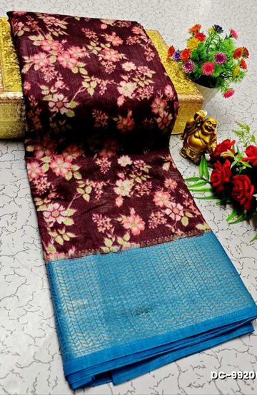 Dailywear cotton sarees premium look lightweight comfortable wear - COFEE BROWN (2)