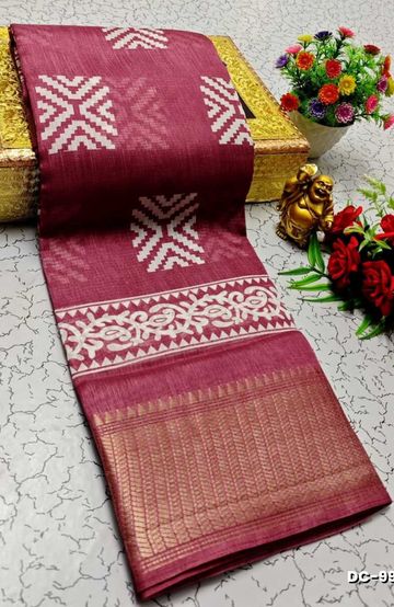 Designer Multi-Color Floral Print Blouse Fabric - BLACK (16)