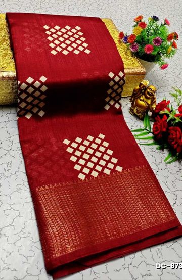 Premium kubera pattu saree rapier fancy  light weight silk type sarees function wear - LITE PEACH