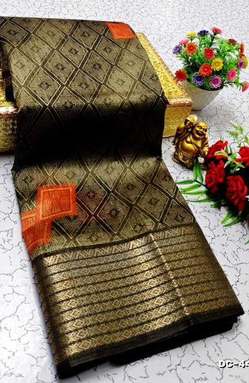 Dailywear cotton sarees premium look lightweight comfortable wear - RED (9)