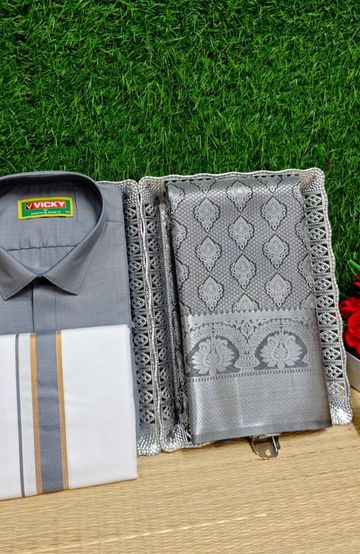 ELITE BRIDAL PICK &PICK SILK SAREES AND WEDDING ART SILK SAREES - LIGHT PEACH