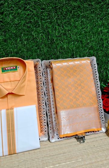 Luxurious heavy work blouse fabric with floral goldwork jaal border - DARK PINK (6)