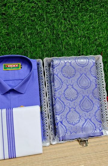 GEORGETTE FANCY SOFT SILK SAREES WITH BLOUSE MODERN FANCY ITEM SAREES - PEACKOK BLUE (12)