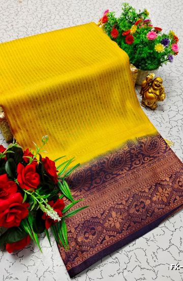 TRENDING KERALA SPECIAL FULL WORK EMBOSSED DIGITAL PRINTING TISSUE SAREE COLLECTIONS - WHITE (34)