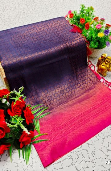 Korvai kotanji Trendy & Fancy bhutta and 2/100 Silk Cotton Sarees Function wear - YELLOW (6)