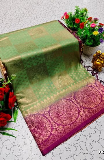 VAALAINAAR (VAZHAI) PATTU SOFT SILK SAREES FUNCTION AND FESTIVALS PERPECT WEAR - RED (1)