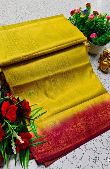 Handloom Khadi Cotton Saree With Hand Painted  Work - RED