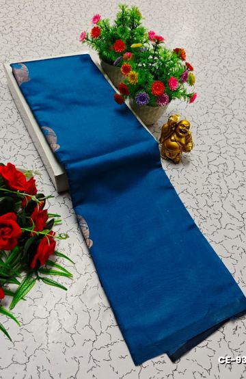 Korvai kotanji Trendy & Fancy bhutta and 2/100 Silk Cotton Sarees Function wear - NORMAL  BLUE