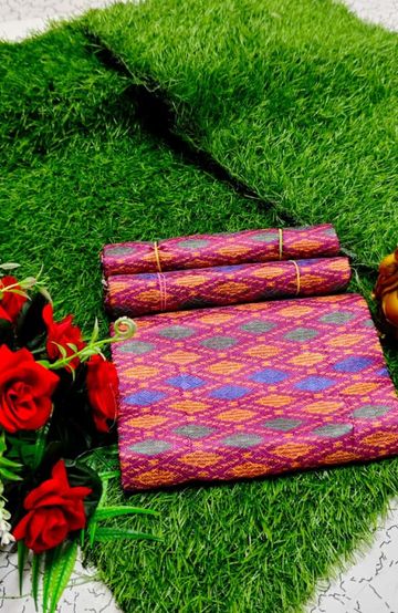 Designer Multi-Color Floral Print Blouse Fabric - VADAMALLI