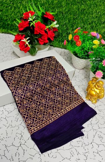 BRIDAL SILK GOLD SILVAR AND COPPER ZARI WEAVE AND WEDDING ART SILK SAREES - CORAL COLOUR (4)