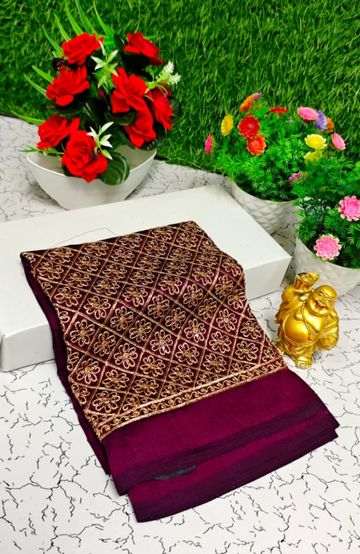 BRIDAL SILK GOLD SILVAR AND COPPER ZARI WEAVE AND WEDDING ART SILK SUBA MUHURTHA PATTU SAREES - WHITE (2)