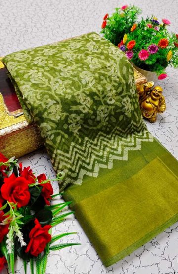 FESTIVAL AND FUNCTION WEAR TRADITIONAL KIDS PATTU PAVADAI STONE WORK DESIGN  - LIGHT GREEN (1)