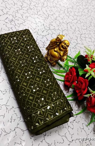 Kubera borderless elite bridal rapier fancy light weight silk type sarees function wear - DARK PINK (1)