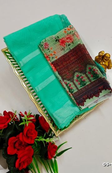 Elegant Silk Dhoti Shirt & Saree Couple Combo coordinated look for special occasions - REXONA (2)