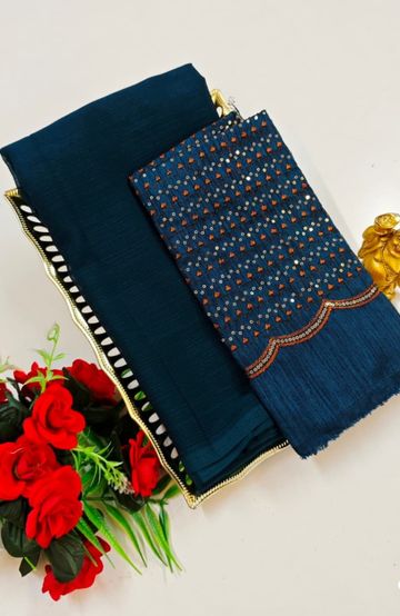 BANARASI POCHAMPALLY ALL OVER BODY SILVAR ZARI BUTTA DESIGN   FUNCTION WEAR SOFT SILK SAREES - EMERALD COLOUR