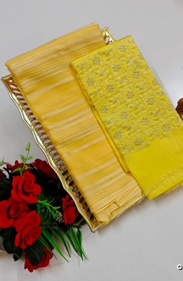 BRIDAL SILK GOLD SILVAR AND COPPER ZARI WEAVE AND WEDDING ART SILK SAREES - PURPLE COLOUR (2)