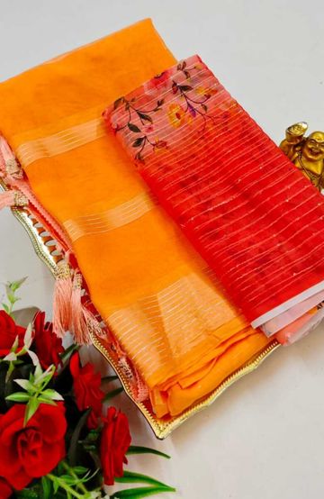 Premium kubera pattu saree rapier fancy  light weight silk type sarees function wear - SILVAR