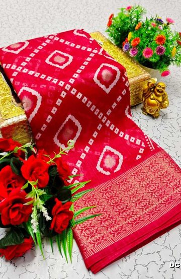 GEORGETTE FANCY SOFT SILK SAREES WITH BLOUSE MODERN FANCY  SAREES - LIGHT ORANGE