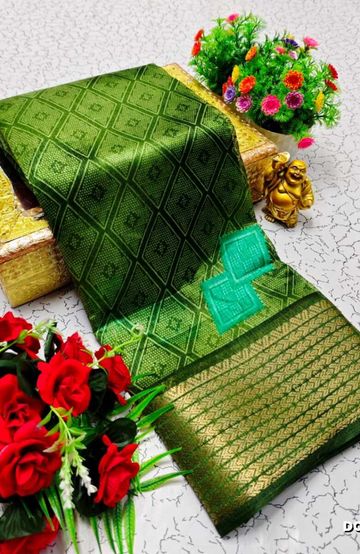 DEGITAL KARGIL PRINTED  COTTON TYPE SAREE - DARK PINK (1)