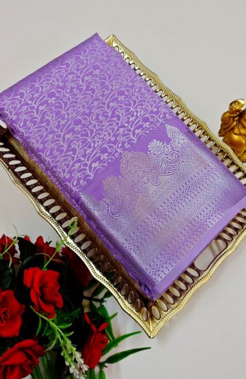BRIDAL SILK GOLD SILVAR AND COPPER ZARI WEAVE AND WEDDING ART SILK SAREES - LEVENDOR (7)