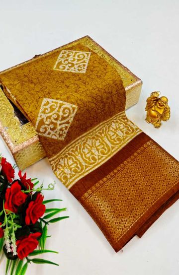 Dailywear cotton sarees premium look lightweight comfortable wear - VENTHAYA COLOUR (1)
