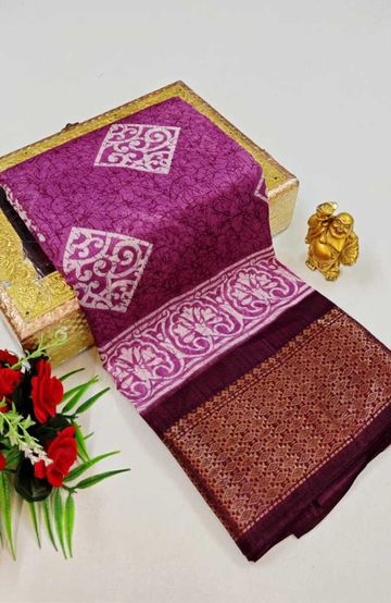 Dailywear cotton sarees premium look lightweight comfortable wear - LEVENDOR