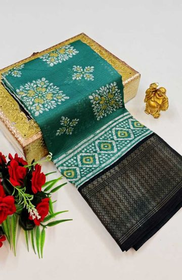 Dailywear cotton sarees premium look lightweight comfortable wear - REXONA