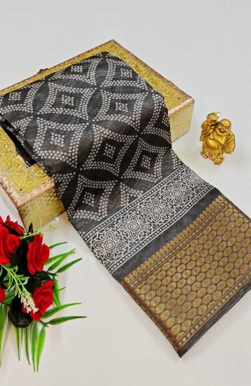 Dailywear cotton sarees premium look lightweight comfortable wear - DUAL COLOR