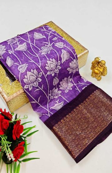 Dailywear cotton sarees premium look lightweight comfortable wear - LEVENDOR (2)